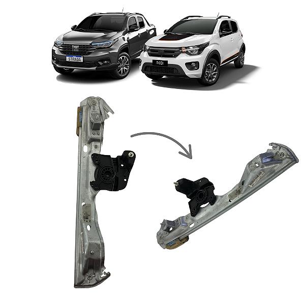 Máquina Vidro S/ Motor Dianteiro Direito Mobi Strada 20/24