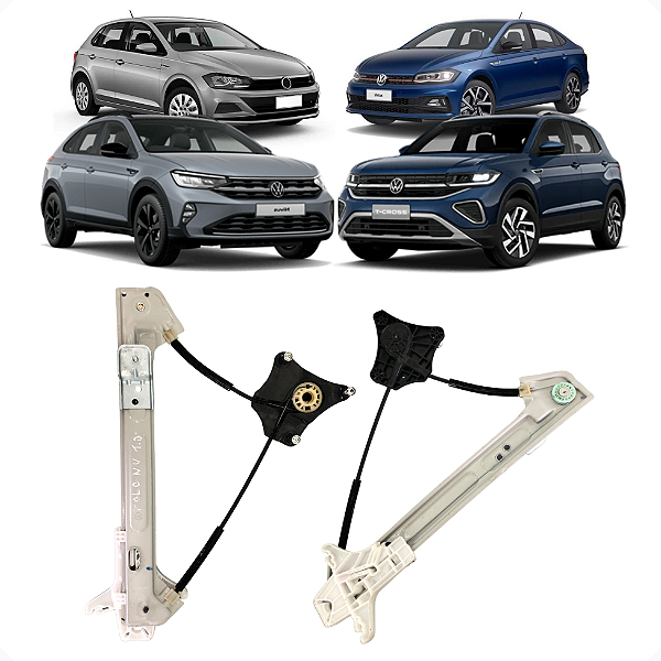 Máquina Vidro S/ Motor Traseiro Direito T Cross Nivus Polo
