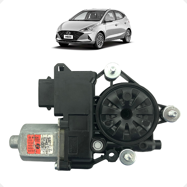Motor Máquina Vidro Traseiro Direito HB20 2020 a 2024