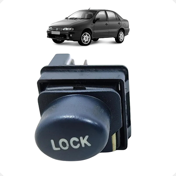 Comando Botão Lock Trava Vidro Fiat Marea Brava 1998 a 2005
