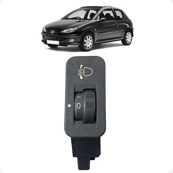 Botão Regulagem Altura Farol Peugeot 206 2008
