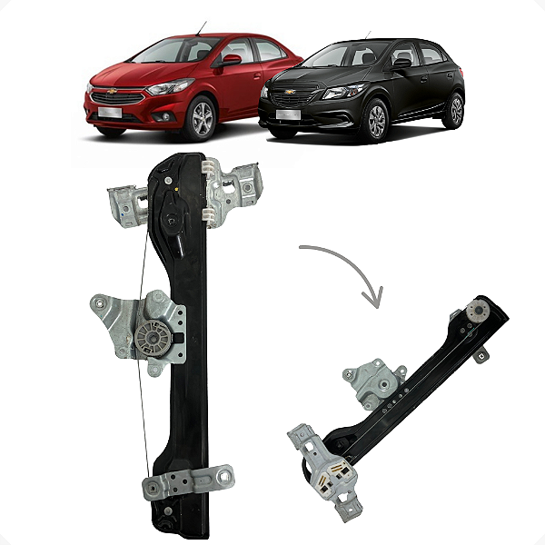 Máquina Vidro S/ Motor Dianteiro Direito GM Onix 2013 a 2019
