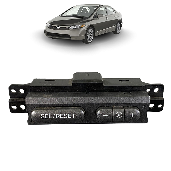 Botão SEL/RESET Regulador Comando Piloto Honda Civic 07 a 11