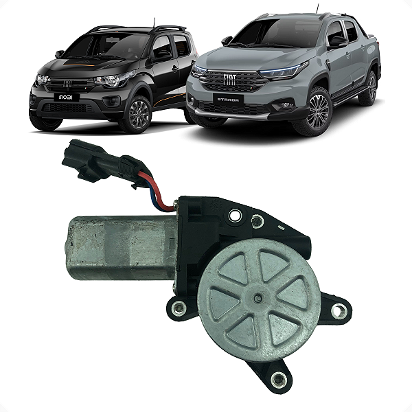 Motor Máquina Vidro Dianteiro Esquerdo Fiat Mobi Strada