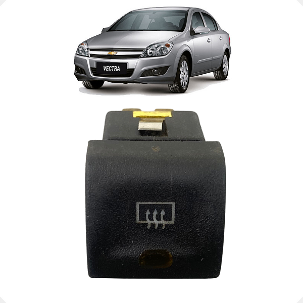 Botão Desembaçador Vidro Traseiro GM Vectra 1997 a 2005