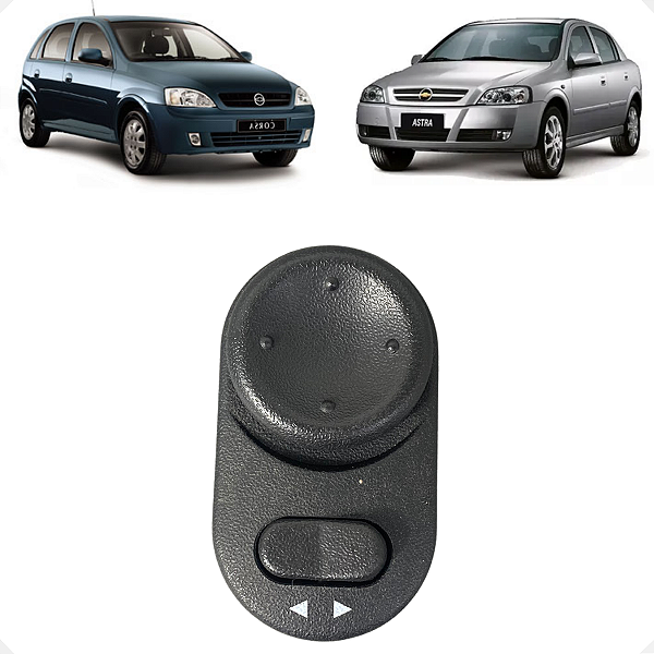 Botão Regulagem Retrovisor Elétrico GM Agile Astra Corsa