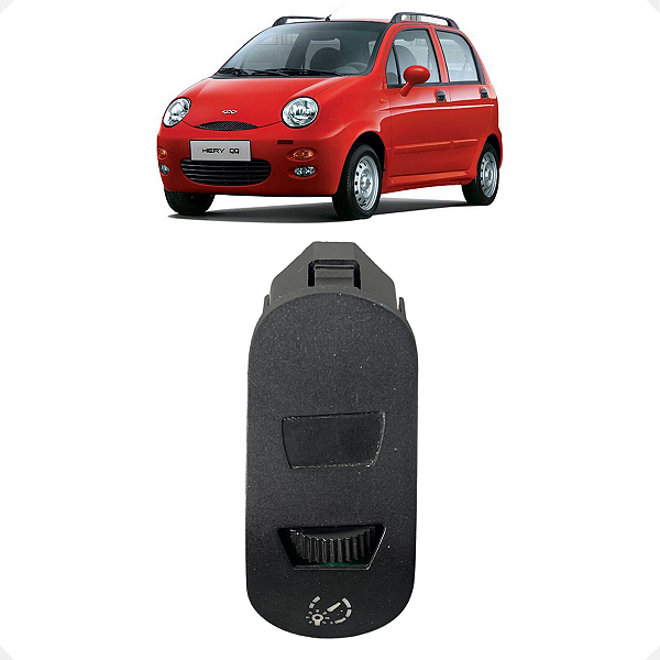 Botão Regulagem Luz Painel Chery QQ 2011 a 2015