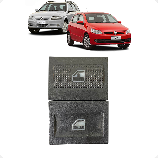 Botão Vidro Elétrico VW Gol Parati Saveiro G3 2000 a 2005