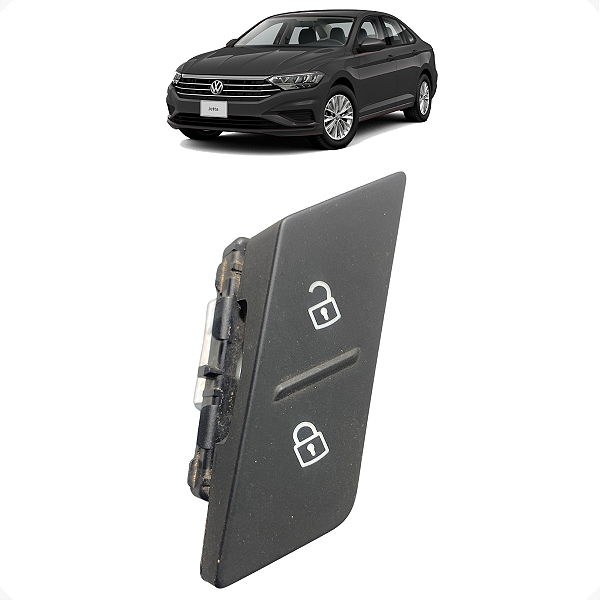 Botão Trava Destrava Porta VW Jetta GLI 2019 a 2023