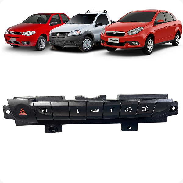 Botão Alerta Desembaçador Fiat Strada Palio Siena 2012 2013