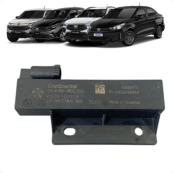 Sensor Keyless Fiat Argo Cronos Toro Pulse 2017 a 2024