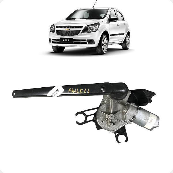 Motor Limpador Vidro Traseiro Chevrolet Agile 2009 a 2014