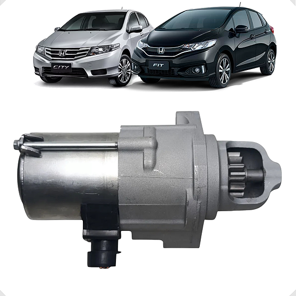 Motor Arranque Partida Honda City Fit 1.5 2015 a 2020