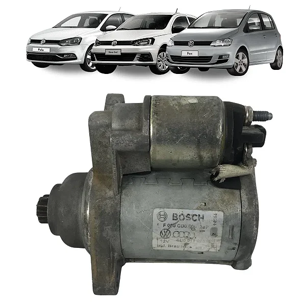 Motor Partida Arranque VW Fox Gol Polo 1.0 1.6