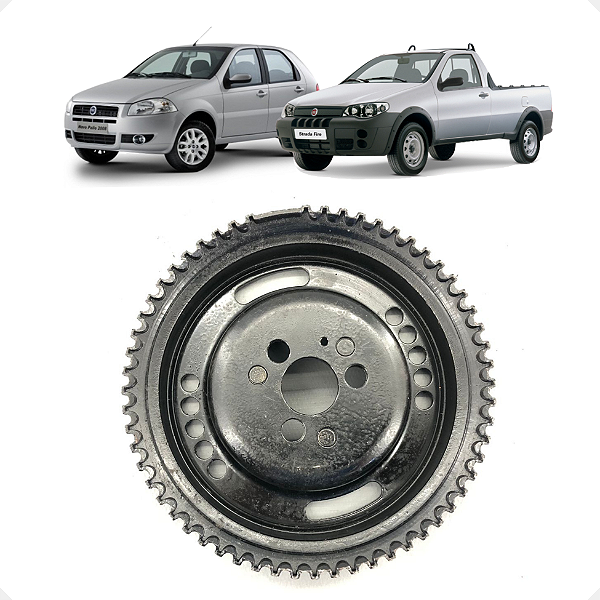 Polia Virabrequim Fiat Palio Strada 1.0 2005 a 2010