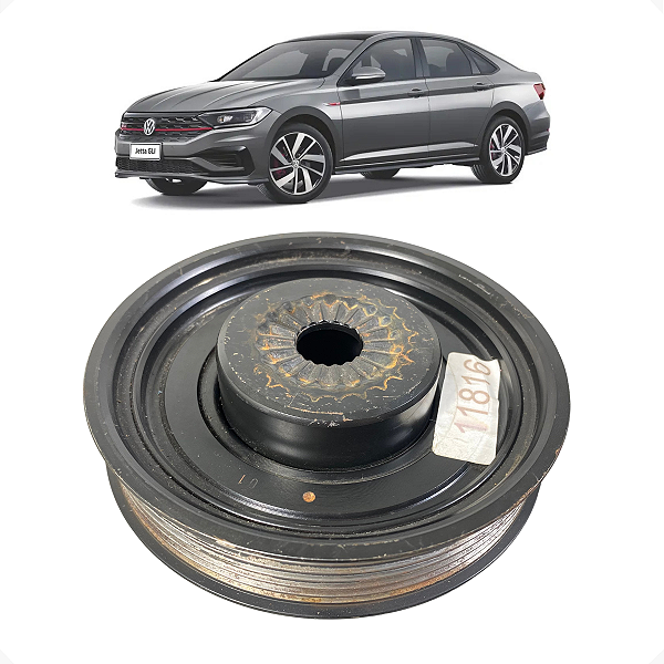 Polia Virabrequim Volkswagen Jetta 250 TSI 2019