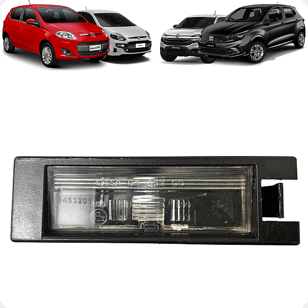 Lanterna Luz De Placa Fiat Toro Argo Linea Palio Uno Punto