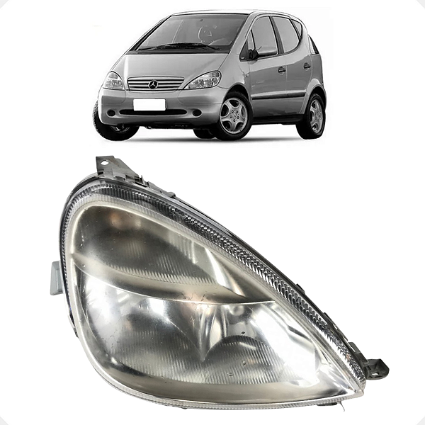 Farol Direito Mercedes-Benz Classe A 190 2001 2002 C/Detalhe