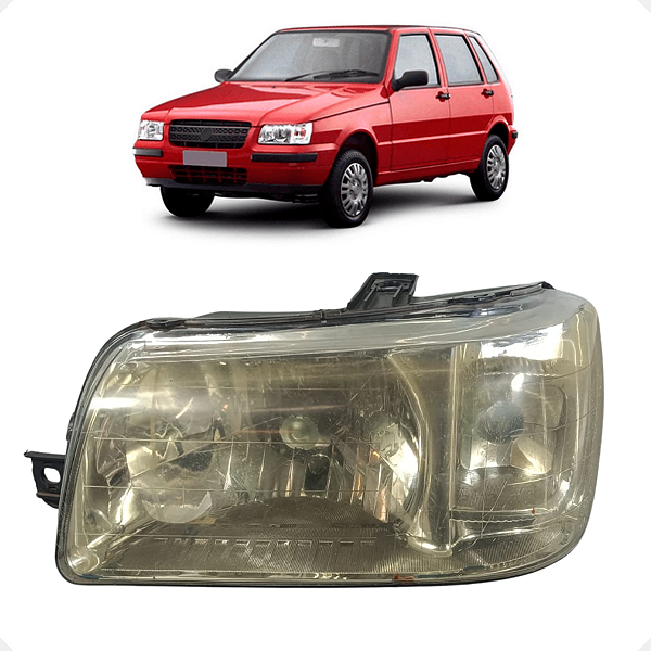 Farol Esquerdo Fiat Uno 2005 2006 2007 2008 2009