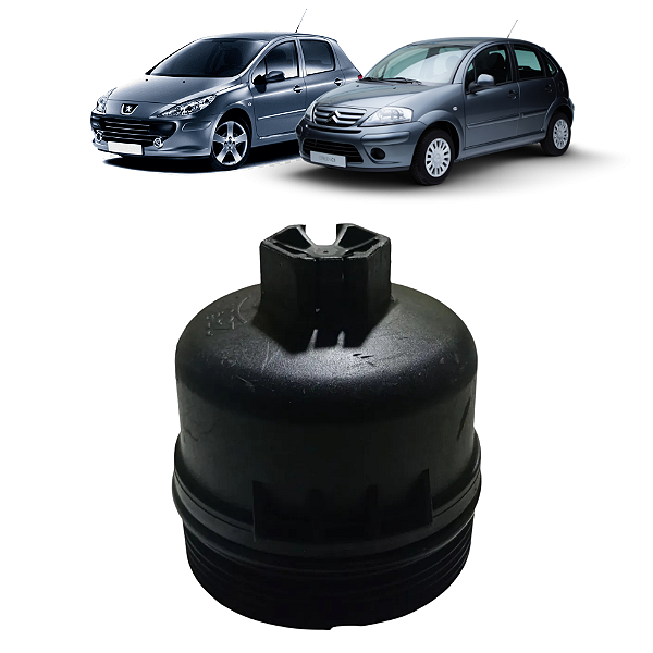 Tampa Suporte Filtro Óleo Citroen C3 C4 Peugeot 307 1.6