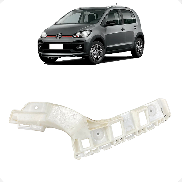 Guia Parachoque Traseiro Esquerdo Volkswagen Up 2014 a 2021