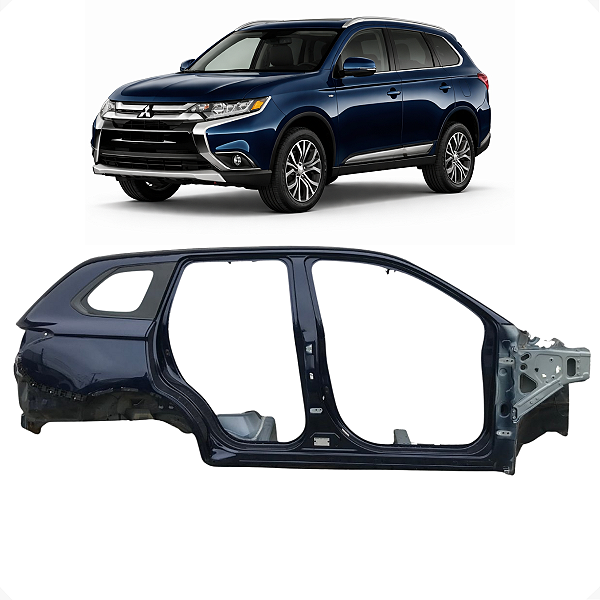 Lateral Direita  Mitsubishi Outlander 2.0 2016 2017 a 2020