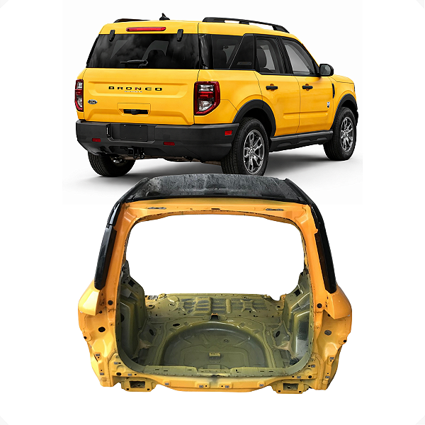 Traseira Baixa Ford Bronco Sport 2.0 Turbo 2021 2022 2023