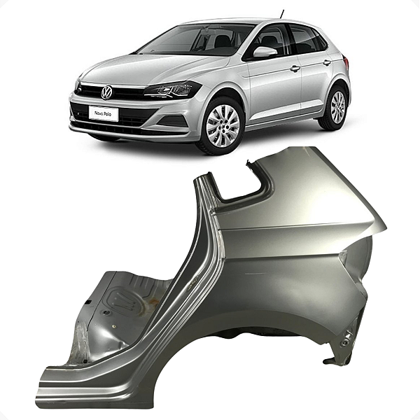 Lateral Traseira Esquerda Volkswagen Polo 1.0 2020 2021