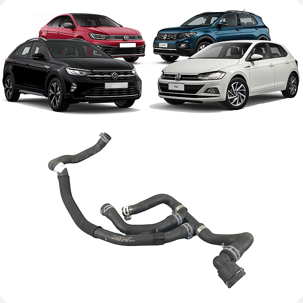 Mangueira Água Radiador VW Nivus Polo T-Cross Virtus 2018