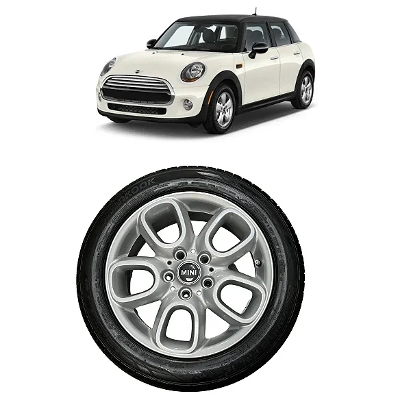 Roda C/Pneu 195/55 R16 Mini Cooper One F55 2018 2019