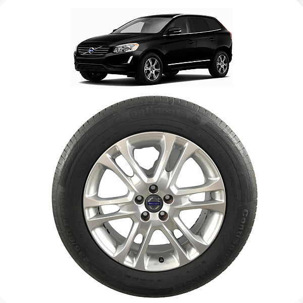 Roda C/Pneu 235/60 R18 Volvo XC60 2.0 T5 2015 2016