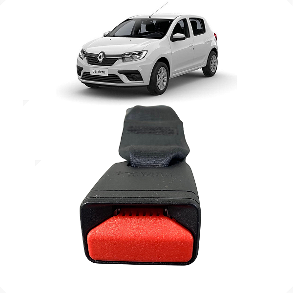 Engate Cinto Traseiro Renault Sandero Logan 2015 a 2020
