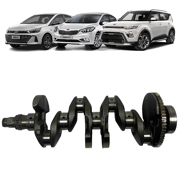 Eixo Virabrequim Hyundai Hb20 Kia Soul Cerato 1.6 16V