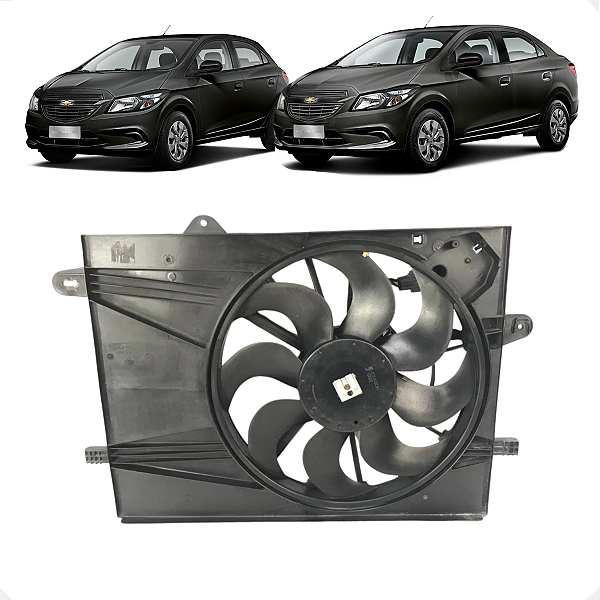 Defletor Ventoinha Radiador GM Cobalt Onix Prisma 2013/17
