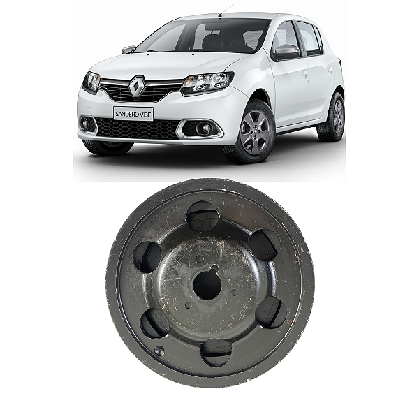 Polia Virebrequim Renault Sandero Logan 1.0  2012 2013 2014