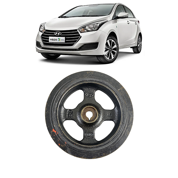 Polia Virabrequim Hyundai Hb20 Kia Soul 1.6 2012 2013 a 2017