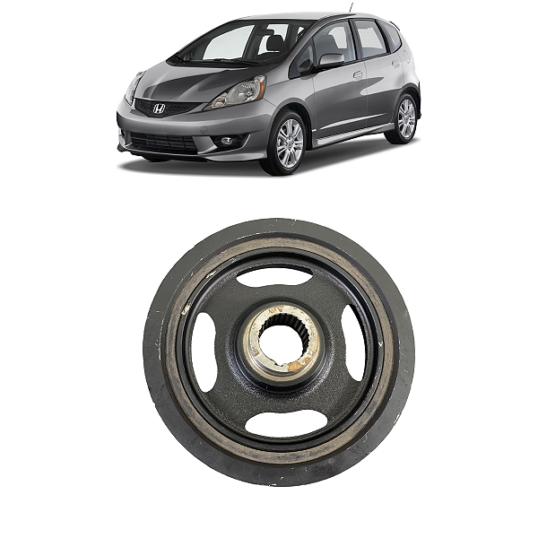 Polia Virabrequim Honda Fit 2009 2010 2011 2012