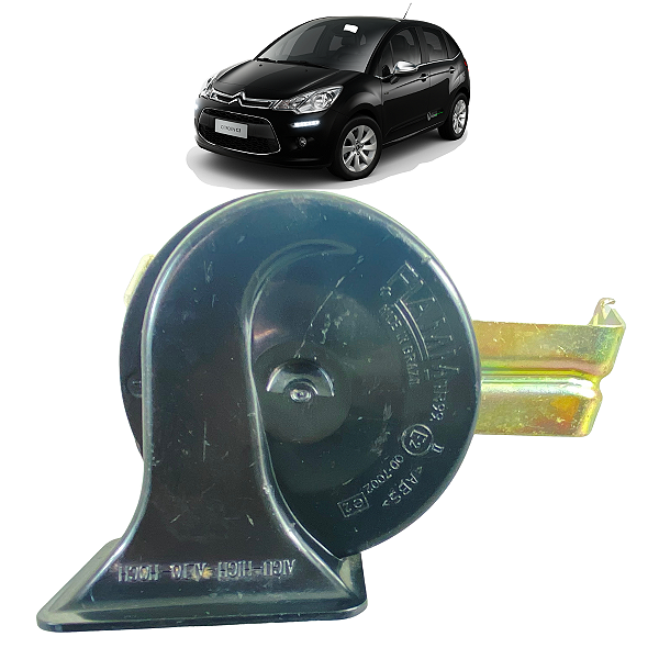 Buzina Caracol Citroen C3 1.4 8v 2003 2004 2005 2006 a 2010