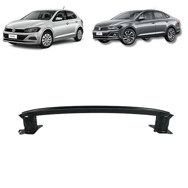 Alma Parachoque Traseiro VW Polo Virtus 2018 a 2022