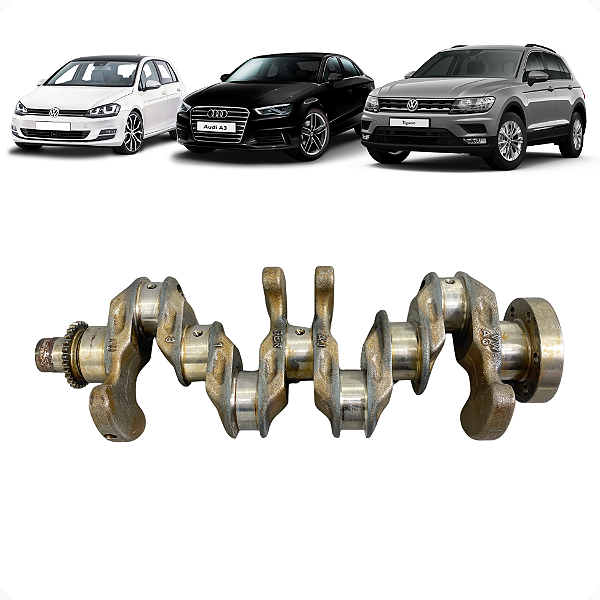 Eixo Virabrequim Audi VW A3 Jetta Polo Virtus 1.4 TSI