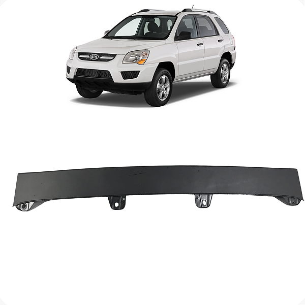 Moldura Parachoque Kia Sportage 2009 2010 2011 C/Detalhe