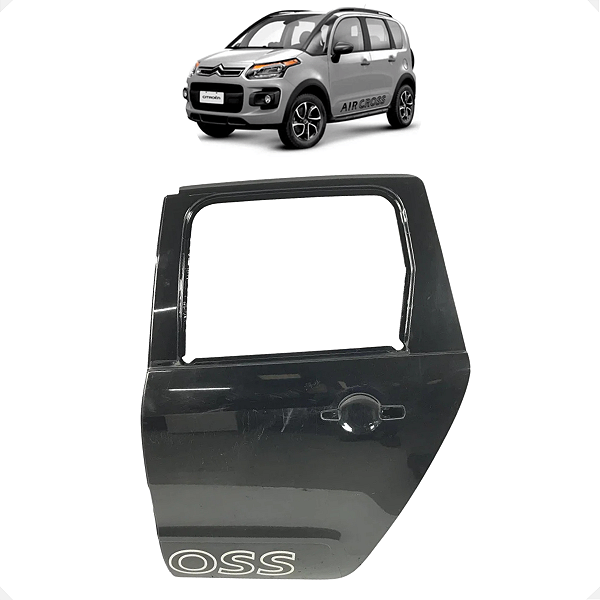Porta Traseira Esquerda C3 Aircross GLX 2013 C/Detalhe