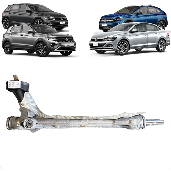 Caixa Direção VW Polo Nivus Virtus T-Cross 1.0 2019 à 2024