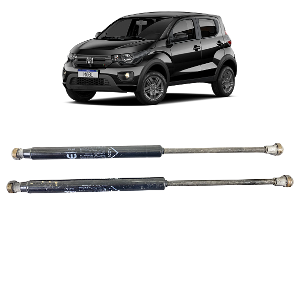 Par Amortecedor Tampa Traseira Fiat Mobi 2014 2015 a 2024