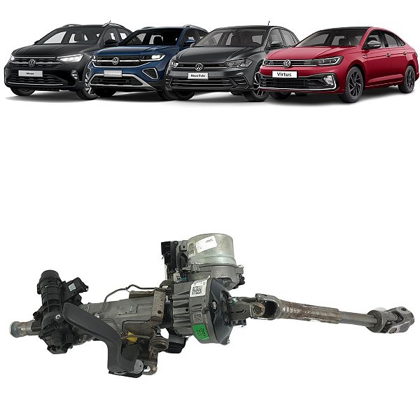 Coluna Direção Volkswagen Nivus Polo T-Cross Virtus 1.0