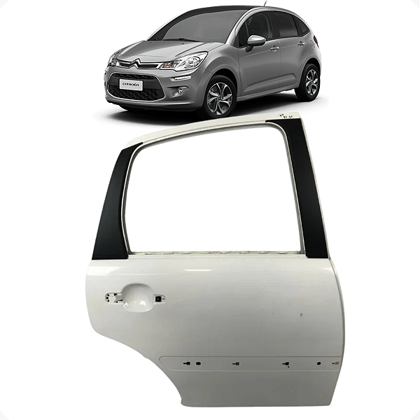 Porta Traseira Direita Citroën C3 1.4 GLX 2011 2012