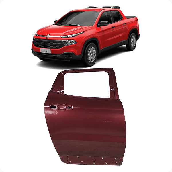 Porta Traseira Direita Fiat Toro 2018 2019 2020