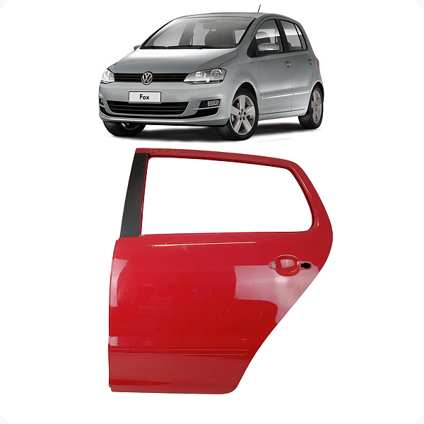 Porta Traseira Esquerda Volkswagen Fox 2010 2011 2012 a 2014