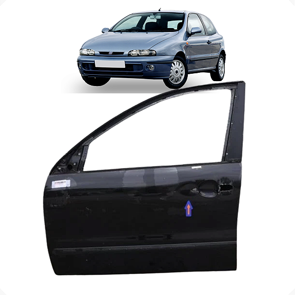 Porta Dianteira Esquerda Fiat Marea 2003 4p Recuperar