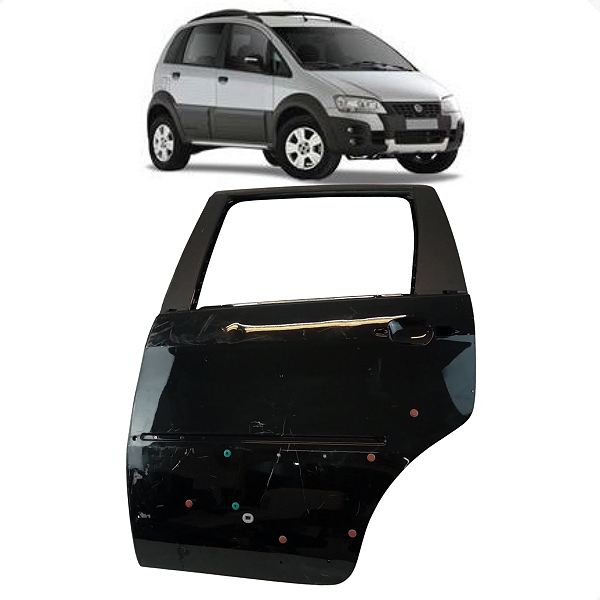 Porta Traseira Esquerda Fiat Idea Adventure 2008 2009 2010